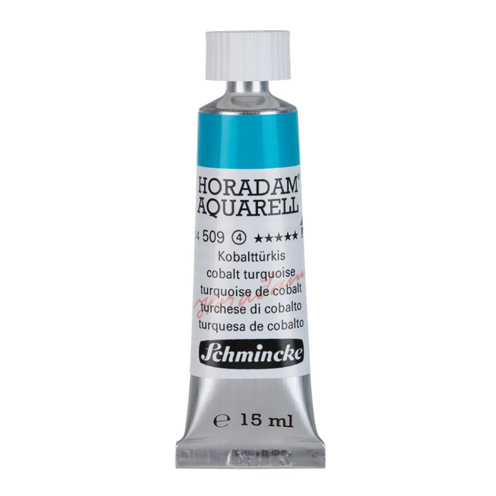 Schmincke Farba akwarelowa Horadam Aquarell - - 510, Cobalt Green Turquoise, 15 ml > Farby Akwarelowe