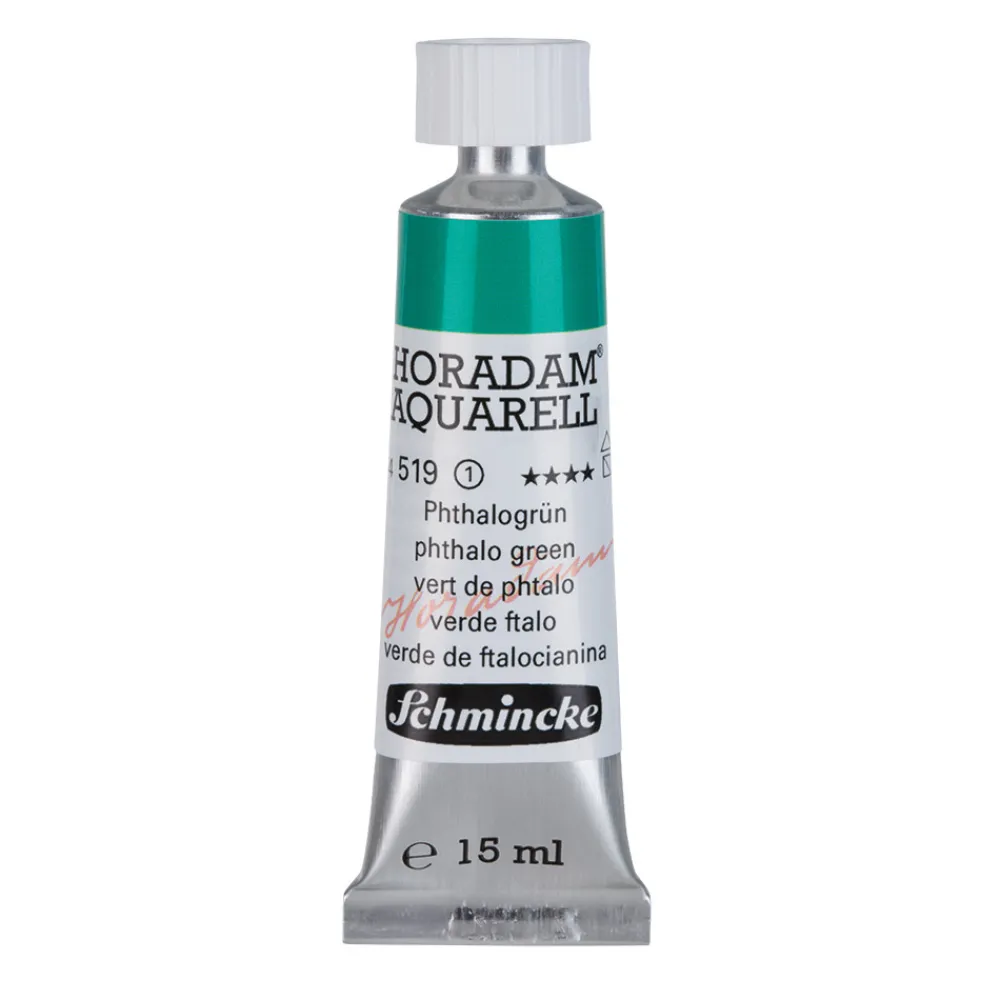 Schmincke Farba akwarelowa Horadam Aquarell - - 519, Phthalo Green, 15 ml