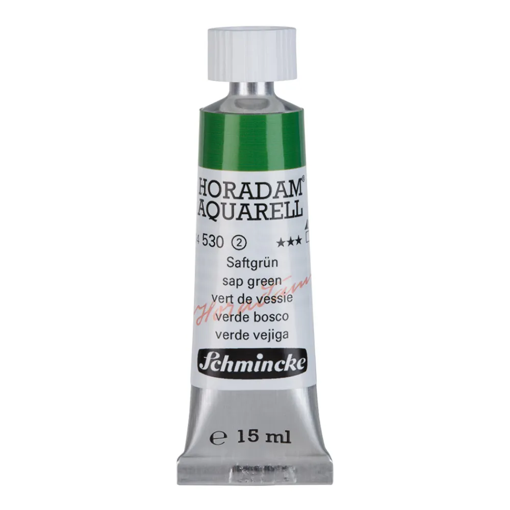 Schmincke Farba akwarelowa Horadam Aquarell - - 530, Sap Green, 15 ml