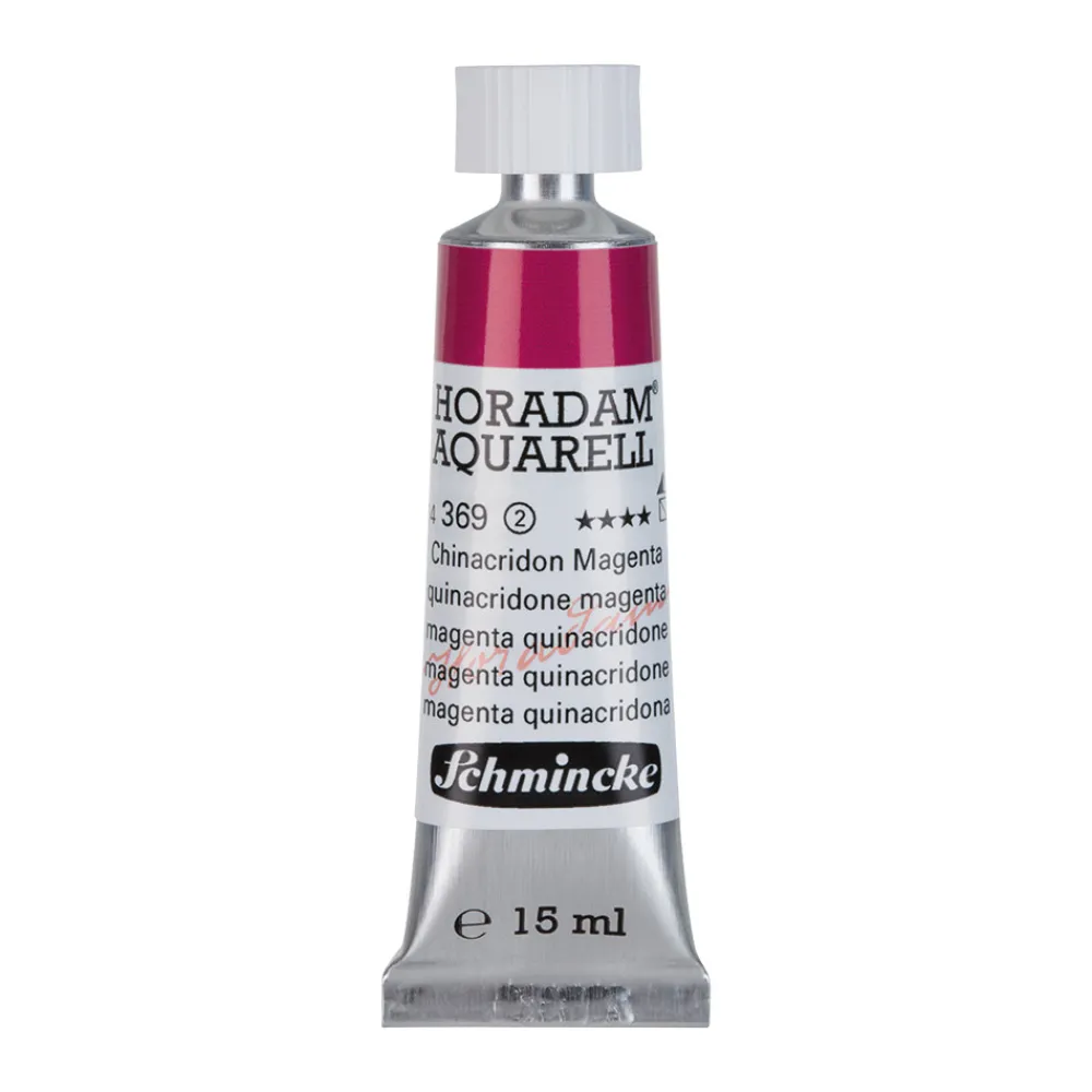 Schmincke Farba akwarelowa Horadam Aquarell - - 369, Quinacridone Magenta, 15 ml