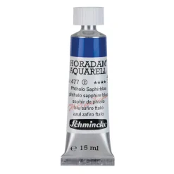 Schmincke Farba akwarelowa Horadam Aquarell - - 477, Phthalo Sapphire Blue, 15 ml