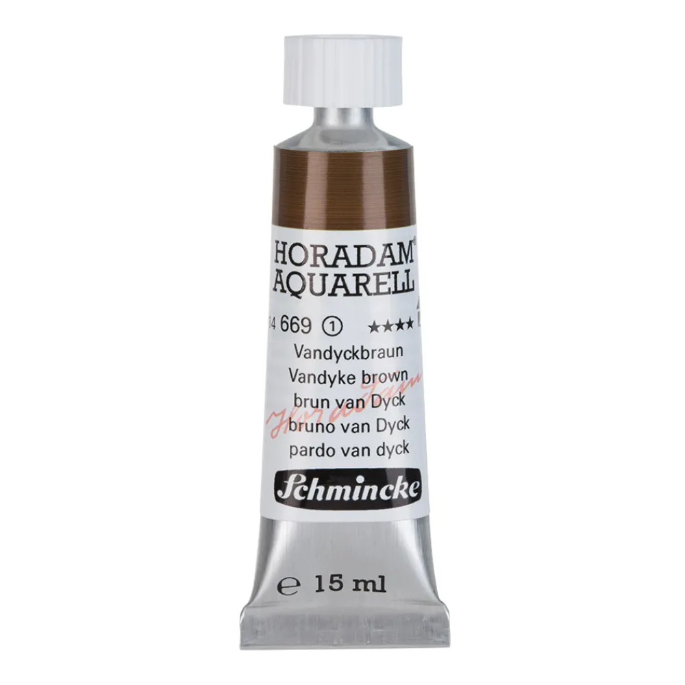 Schmincke Farba akwarelowa Horadam Aquarell - - 670, Madder Brown, 15 ml > Farby Akwarelowe