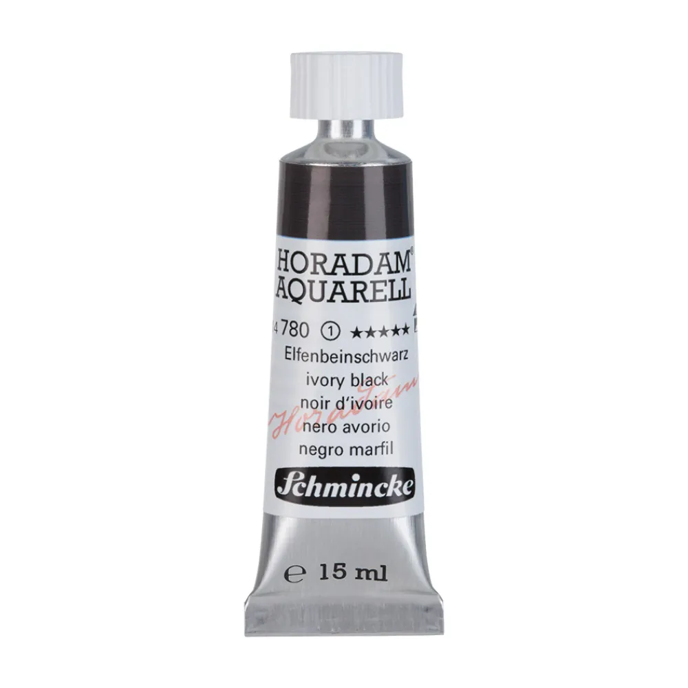 Schmincke Farba akwarelowa Horadam Aquarell - - 781, Lamp Black, 15 ml > Farby Akwarelowe