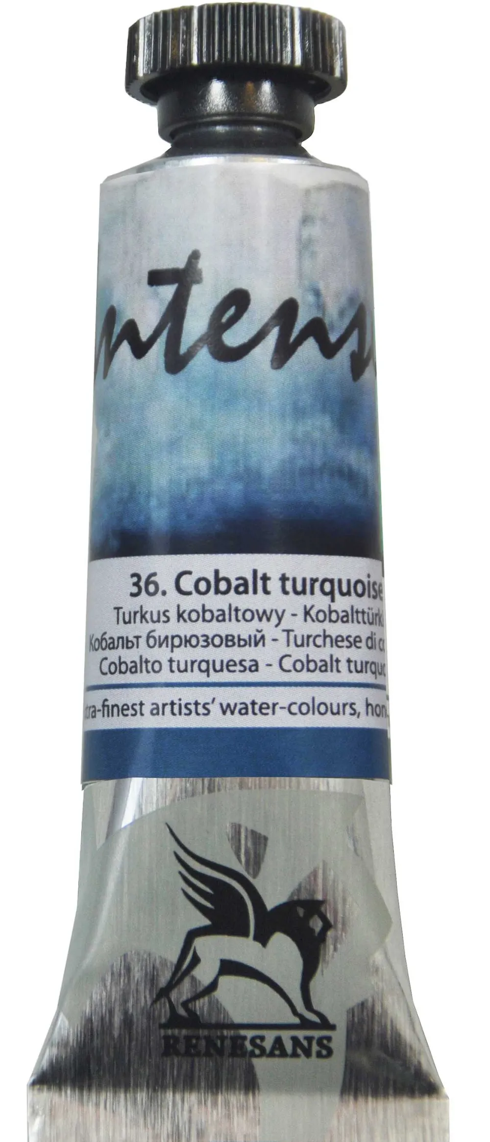 Renesans Farba akwarelowa Intense Water- - 36, cobalt turquoise, 15 ml