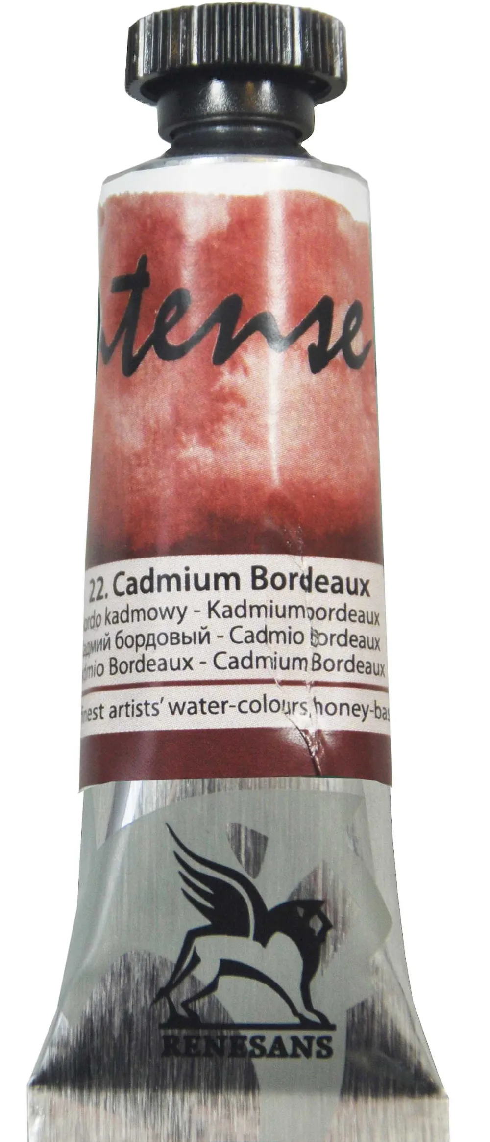 Renesans Farba akwarelowa Intense Water - - 22, cadmium bordeaux, 15 ml