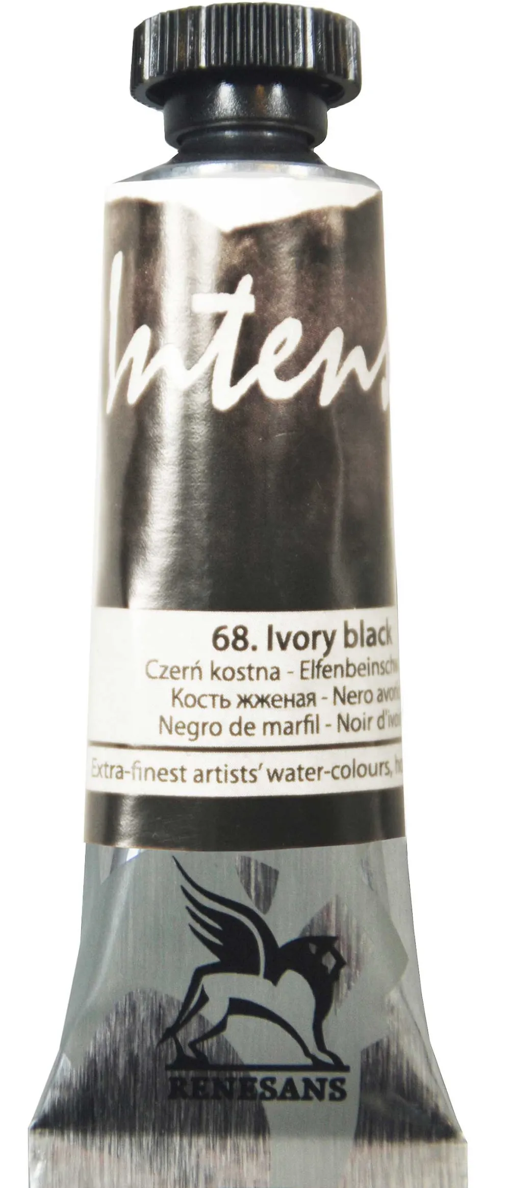 Renesans Farba akwarelowa Intense Water - - 68, ivory black, 15 ml