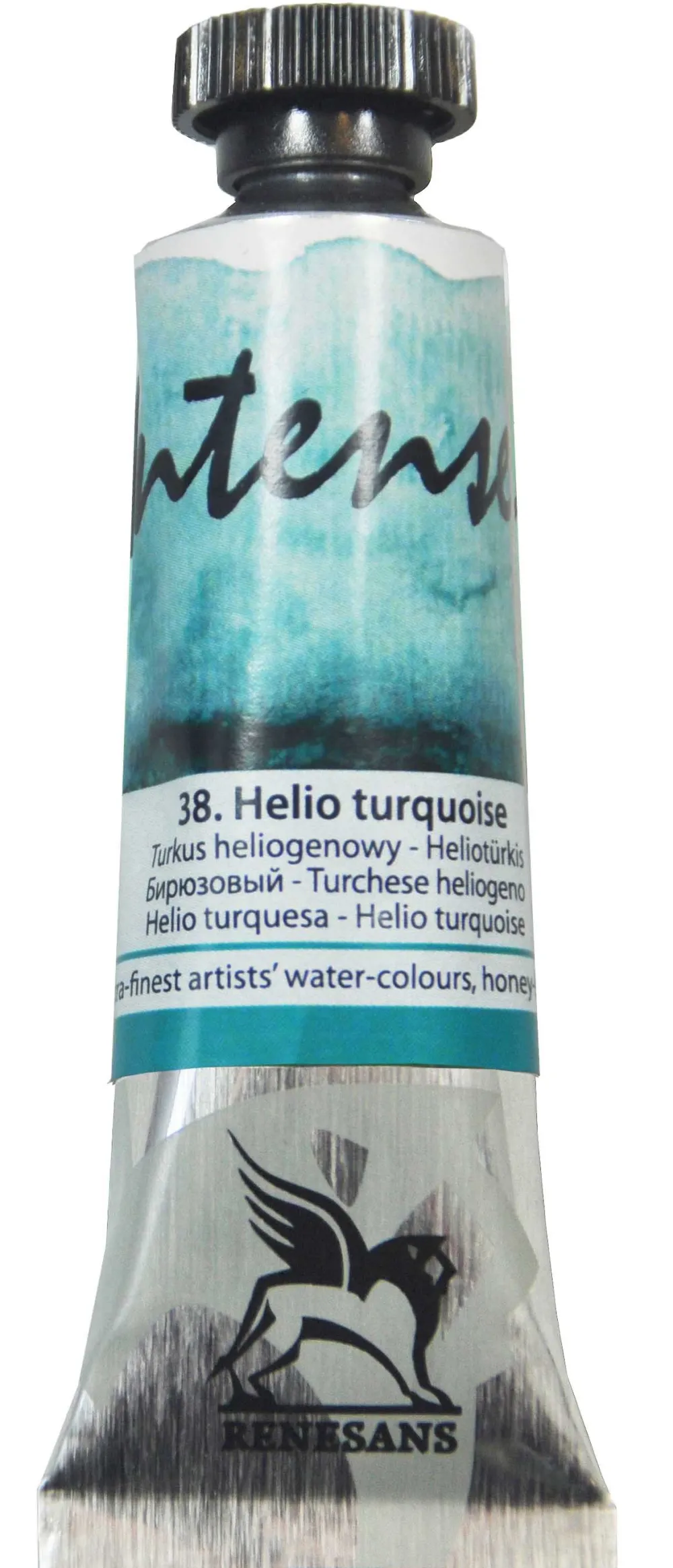 Renesans Farba akwarelowa Intense Water - - 38, helio turquoise, 15 ml