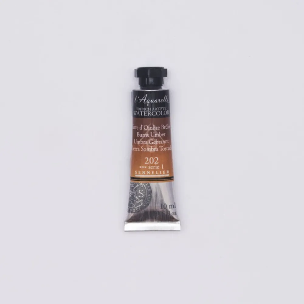 Sennelier Farba akwarelowa l’Aquarelle - - 202 Burnt Umber, 10 ml
