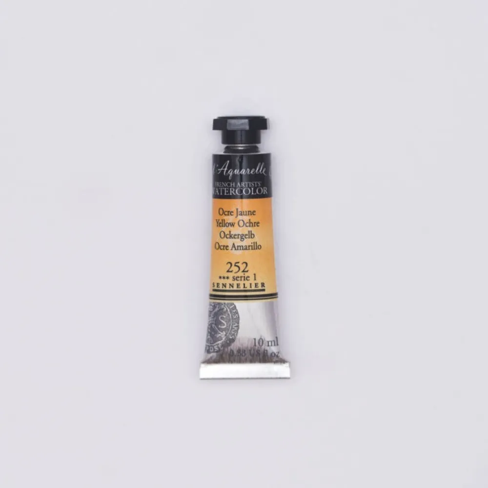 Sennelier Farba akwarelowa l’Aquarelle - - 252 Yellow Ochre, 10 ml