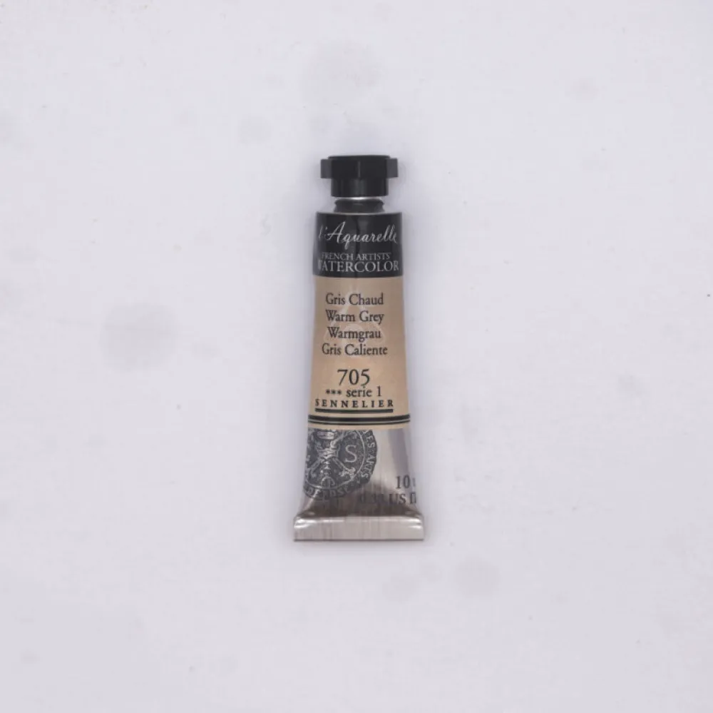 Sennelier Farba akwarelowa l’Aquarelle - - 705, Warm Grey, 10 ml