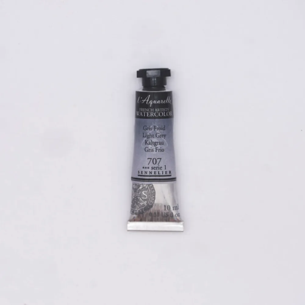 Sennelier Farba akwarelowa l’Aquarelle - - 707, Light Grey, 10 ml
