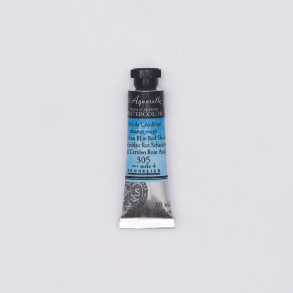Sennelier Farba akwarelowa l’Aquarelle - - 305, Cerulean Blue Red Shade, 10 ml