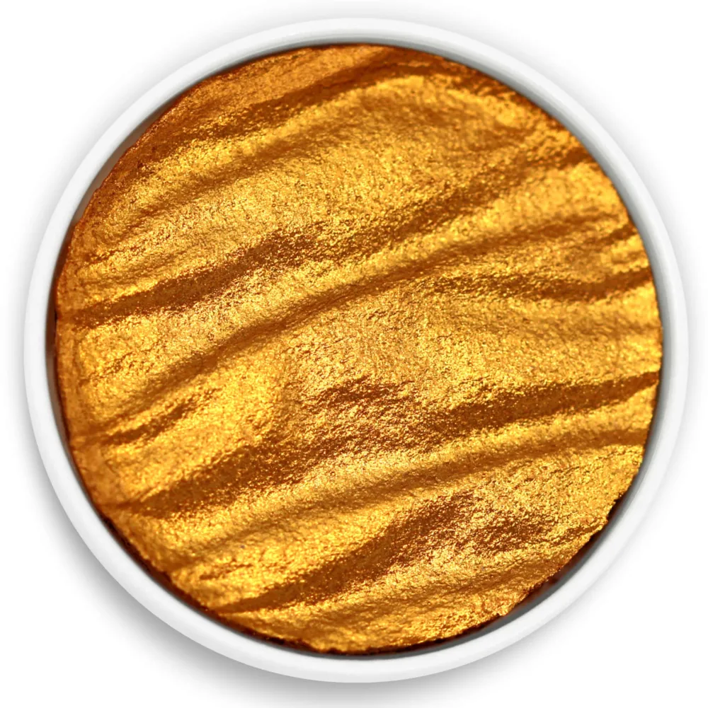 Finetec Farba akwarelowa, perłowa - Coliro Pearl Colors - Inca Gold