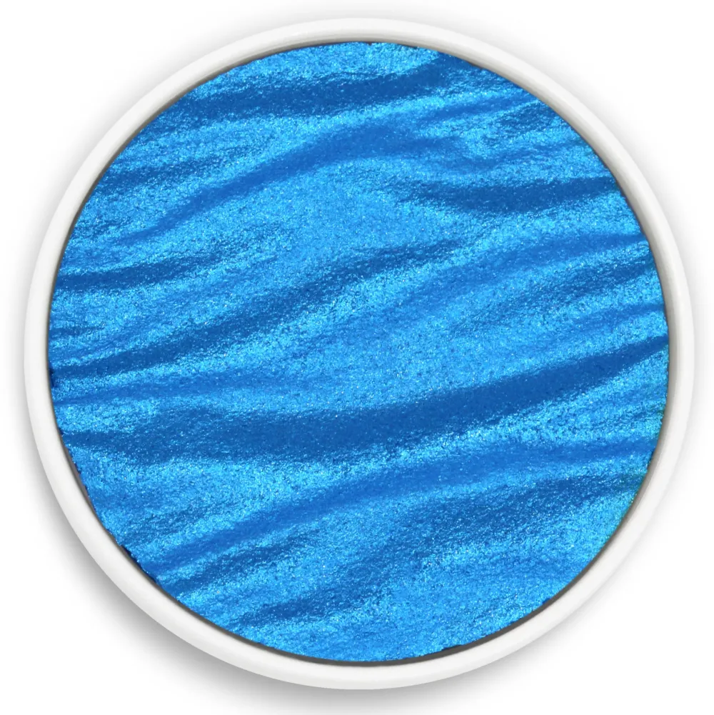 Finetec Farba akwarelowa, perłowa - Coliro Pearl Colors - Vibrant Blue