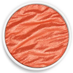 Finetec Farba akwarelowa perłowa - Coliro Pearl Colors - Vibrant Orange