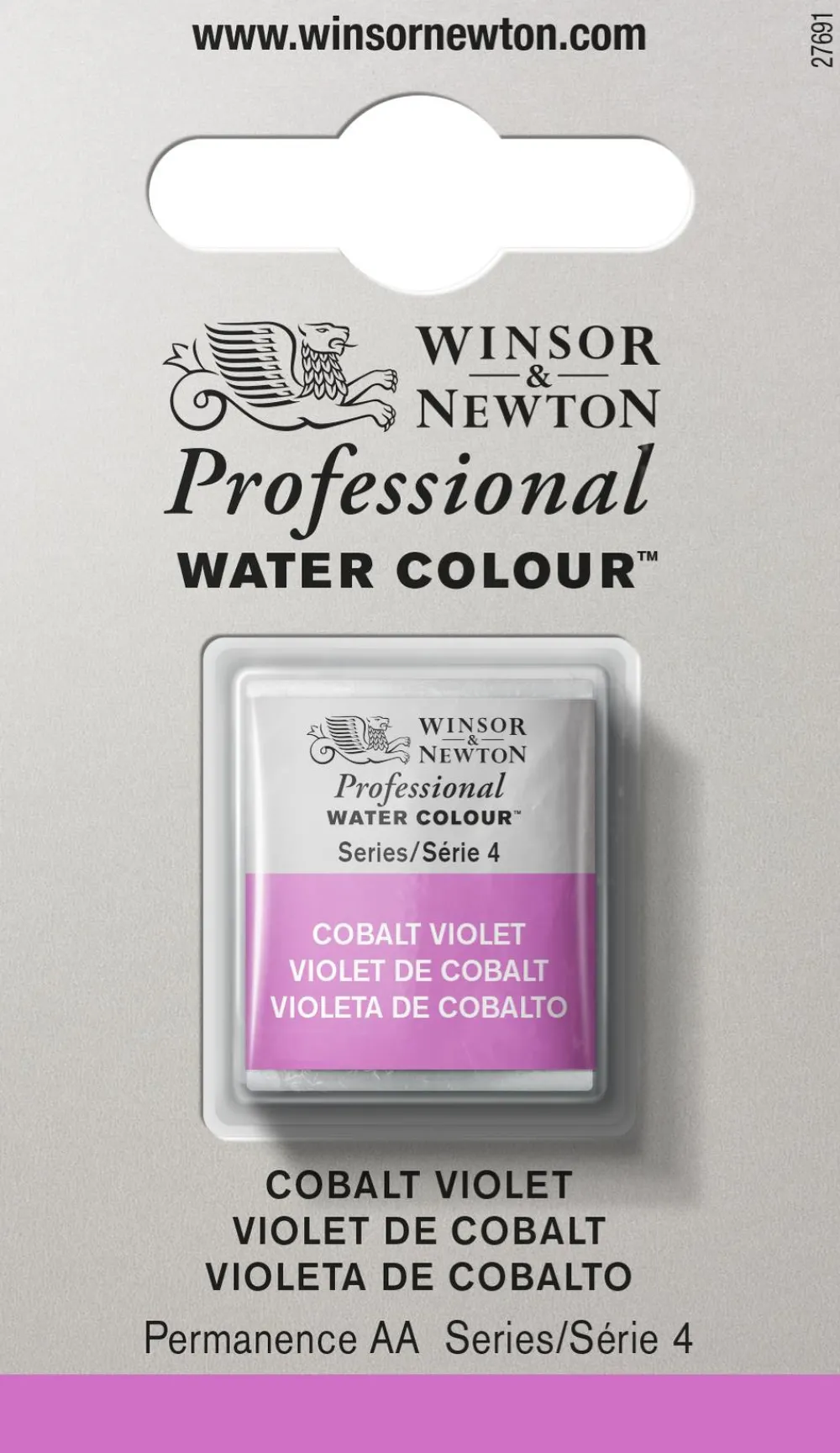 Winsor & Newton Farba akwarelowa Professional w półkostce - - Cobalt Violet > Farby Akwarelowe