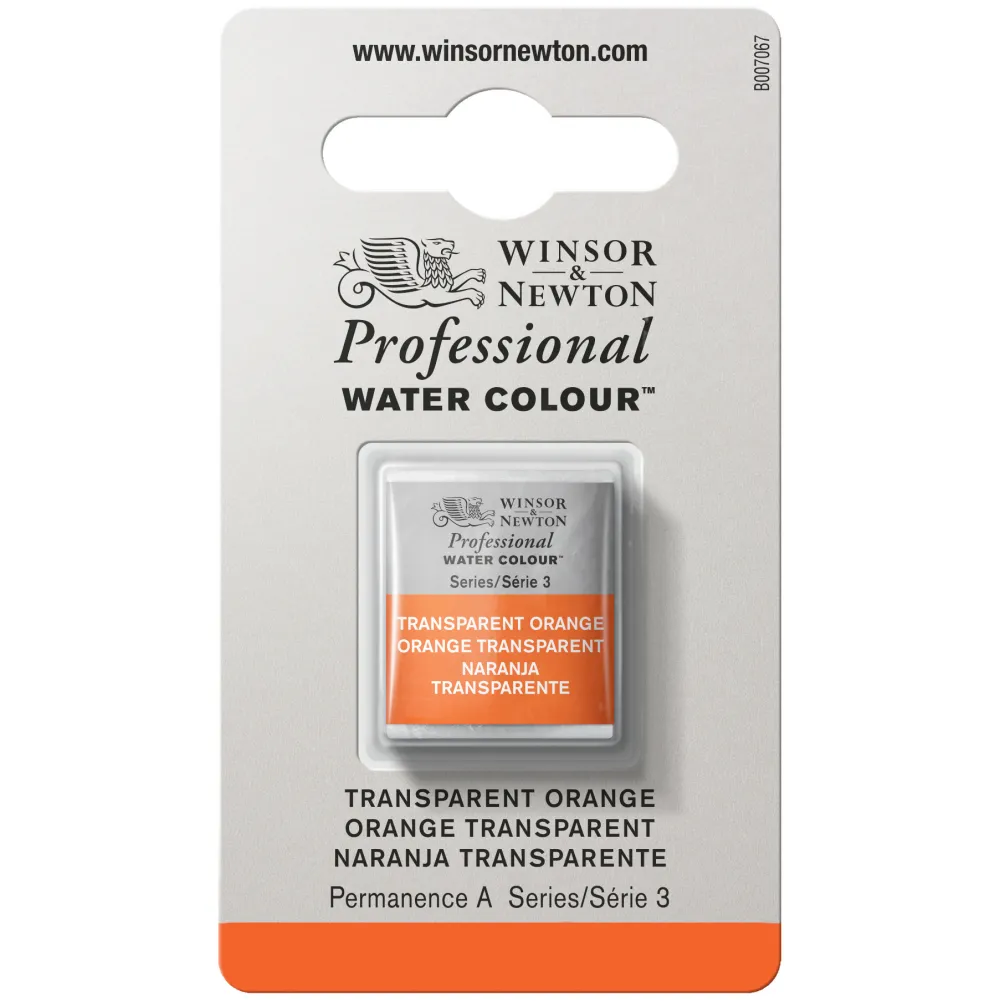 Winsor & Newton Farba akwarelowa Professional w półkostce - - Transparent Orange
