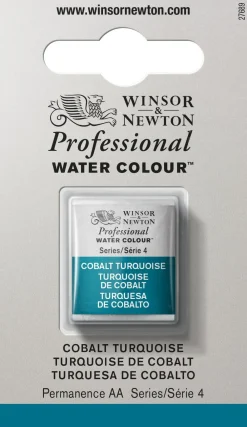 Winsor & Newton Farba akwarelowa Professional w półkostce - - Cobalt Turquoise