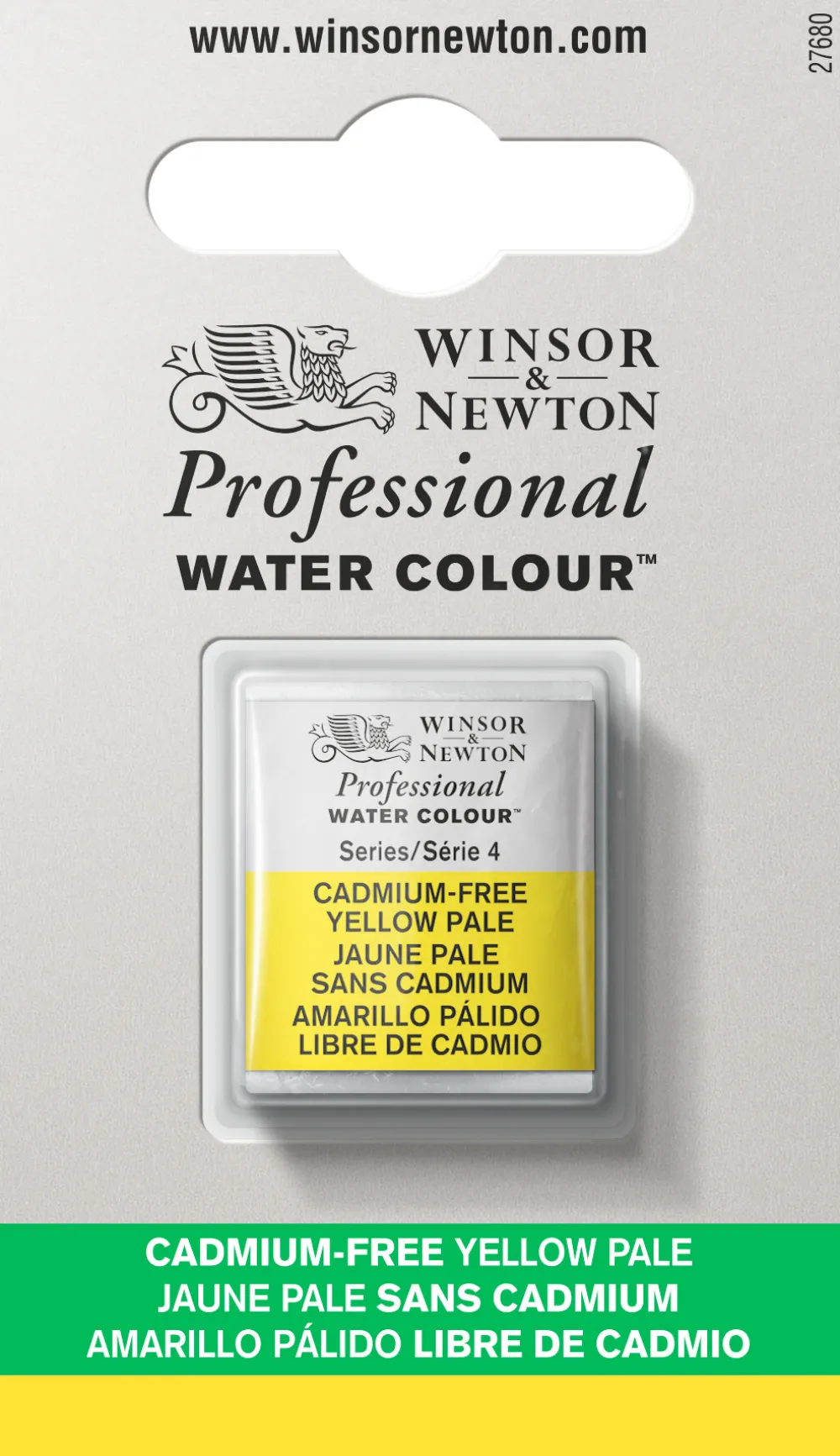 Winsor & Newton Farba akwarelowa Professional w półkostce - - Cadmium Free Lemon Pale