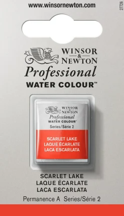 Winsor & Newton Farba akwarelowa Professional w półkostce - - Scarlet Lake