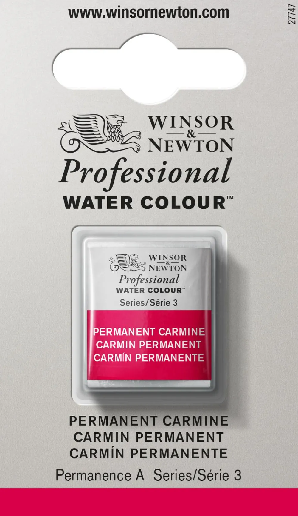 Winsor & Newton Farba akwarelowa Professional w półkostce - - Quinacridone Red > Farby Akwarelowe