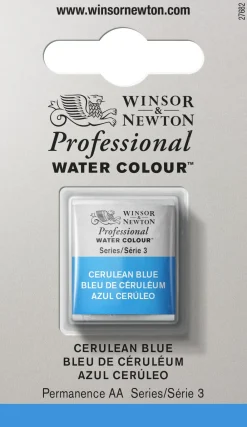 Winsor & Newton Farba akwarelowa Professional w półkostce - - Cerulean Blue