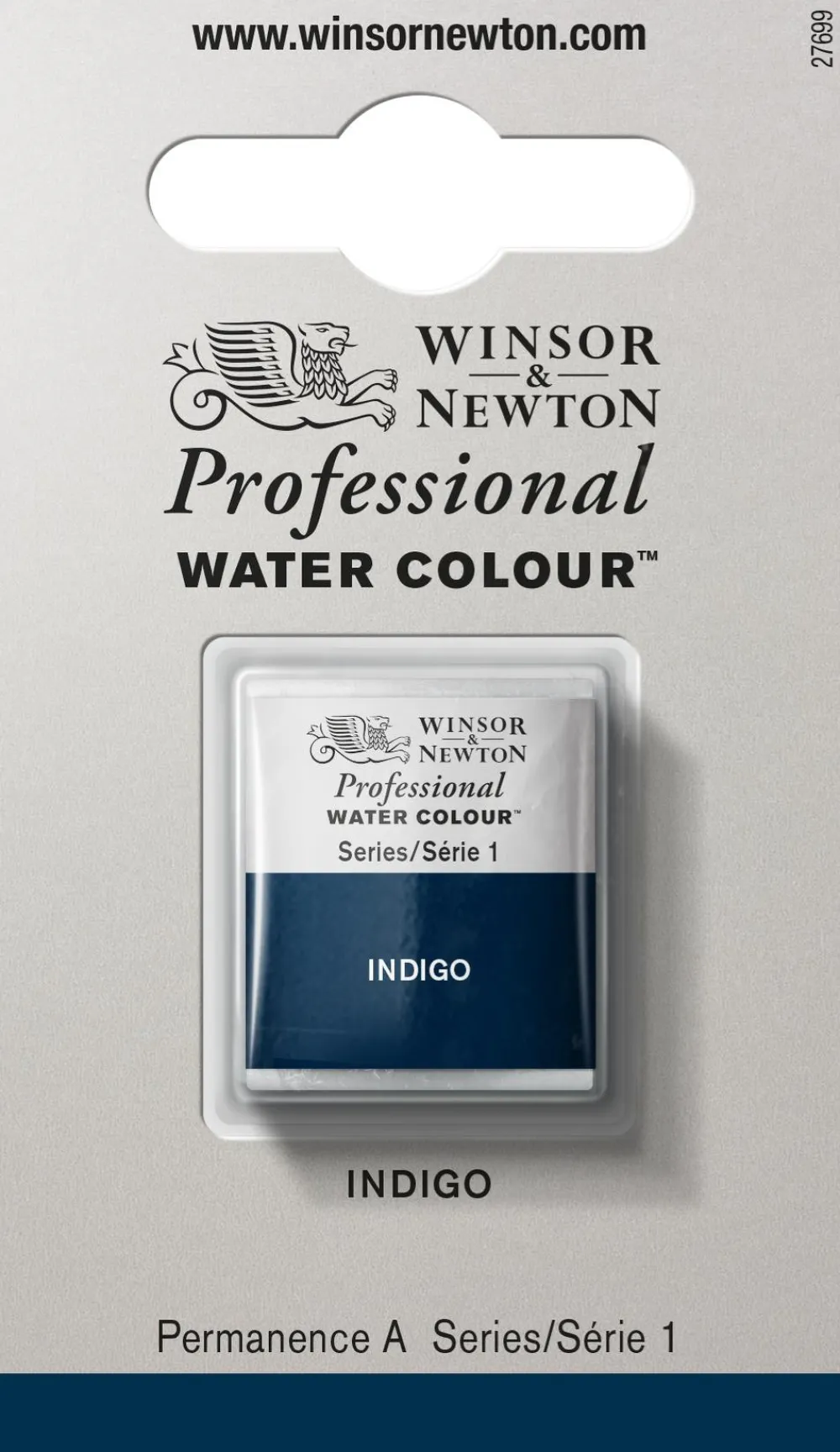 Winsor & Newton Farba akwarelowa Professional w półkostce - - Indigo > Farby Akwarelowe