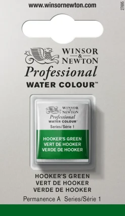 Winsor & Newton Farba akwarelowa Professional w półkostce - - Hooker’s Green > Farby Akwarelowe