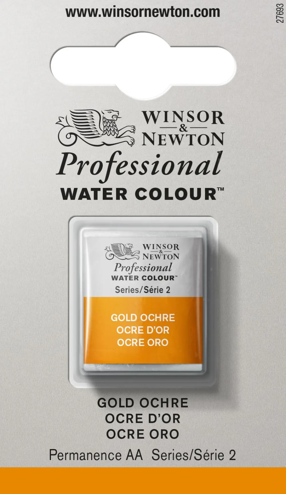 Winsor & Newton Farba akwarelowa Professional w półkostce - - Gold Ochre