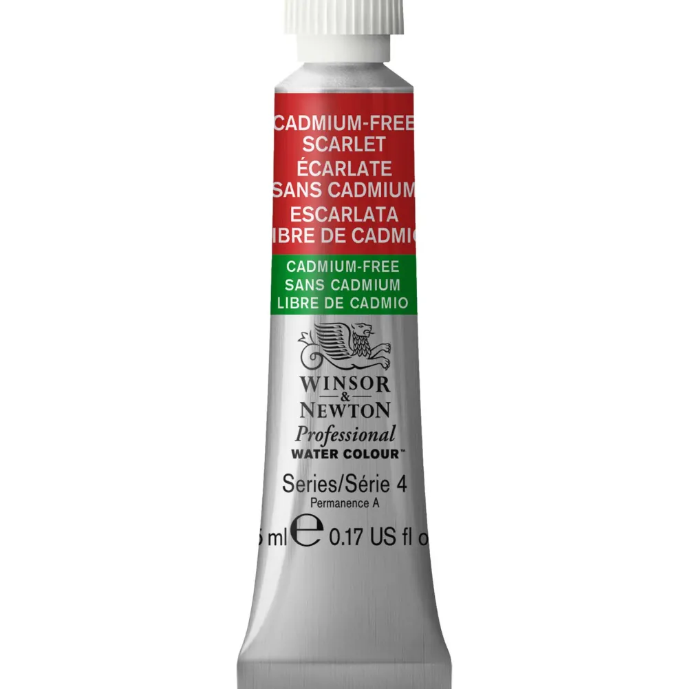 Winsor & Newton Farba akwarelowa Professional Watercolour - - Cadmium Free Scarlet, 5 ml