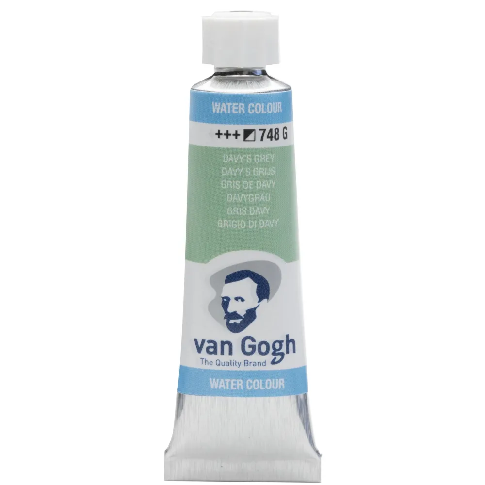 Van Gogh Farba akwarelowa - - Davy's Grey 10 ml > Farby Akwarelowe