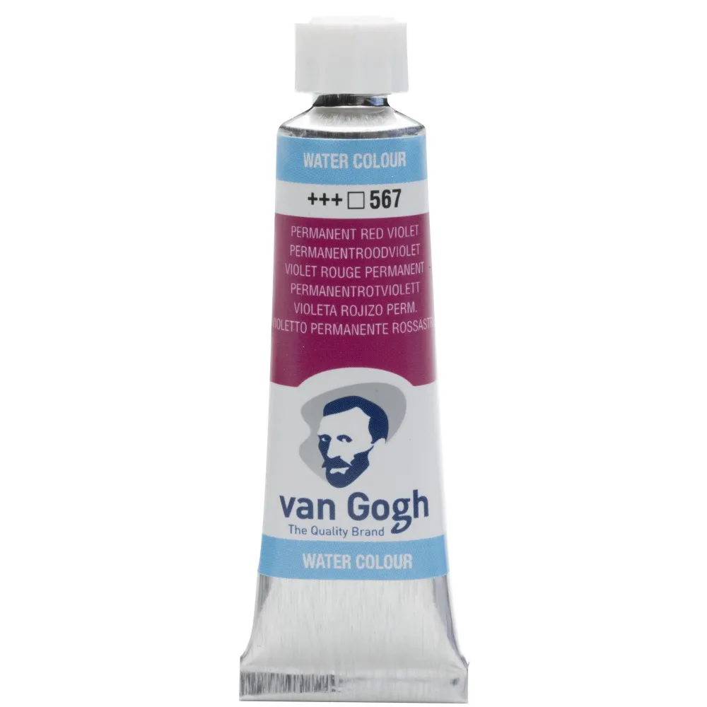Van Gogh Farba akwarelowa - - Permanent Red Violet 10 ml