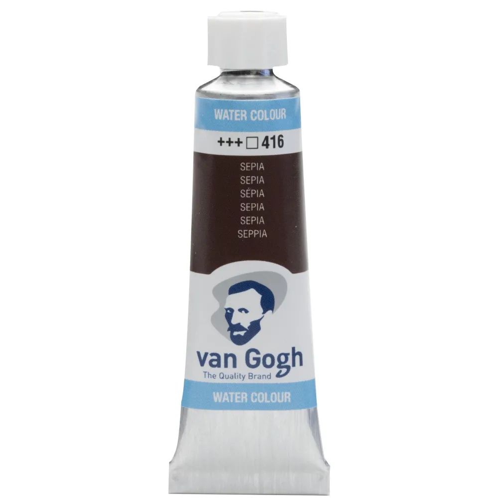 Van Gogh Farba akwarelowa - - Sepia 10 ml > Farby Akwarelowe