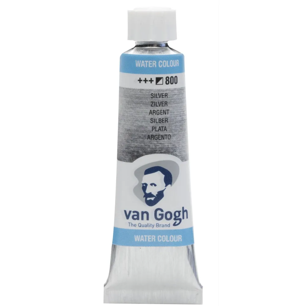 Van Gogh Farba akwarelowa - - Silver 10 ml