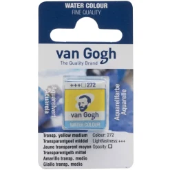 Van Gogh Farba akwarelowa w kostce - - 272 Transparent Yellow Medium