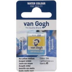 Van Gogh Farba akwarelowa w kostce - - 269 Azo Yellow Medium