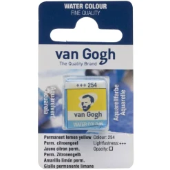 Van Gogh Farba akwarelowa w kostce - - 254 Permanent Lemon Yellow > Farby Akwarelowe