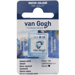 Van Gogh Farba akwarelowa w kostce - - 106 Opaque White