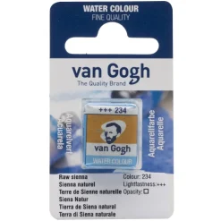 Van Gogh Farba akwarelowa w kostce - - 234 Raw Sienna