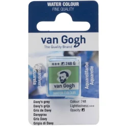Van Gogh Farba akwarelowa w kostce - - 735 Oxide Black > Farby Akwarelowe