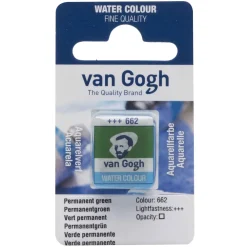Van Gogh Farba akwarelowa w kostce - - 633 Permanent Yellowish Green > Farby Akwarelowe
