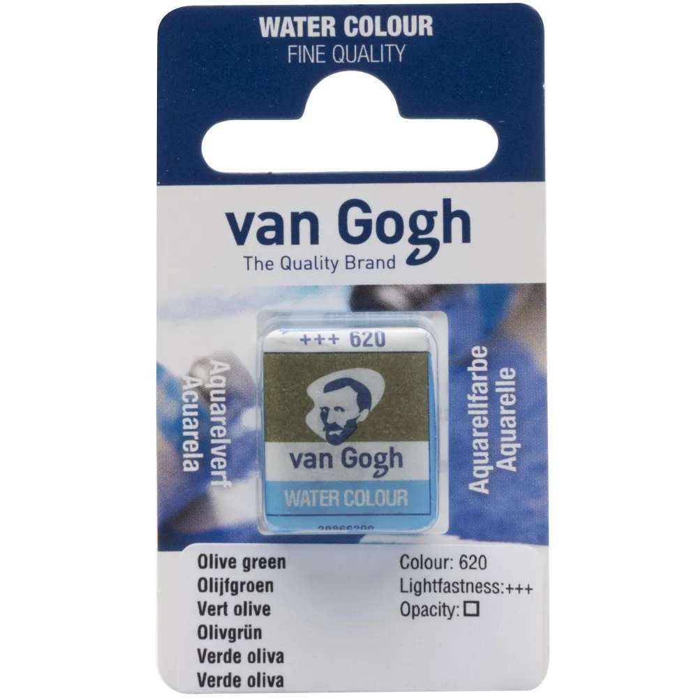 Van Gogh Farba akwarelowa w kostce - - 616 Viridian > Farby Akwarelowe