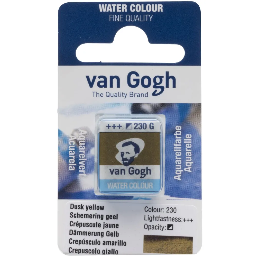 Van Gogh Farba akwarelowa w kostce - - Yellow Ochre > Farby Akwarelowe