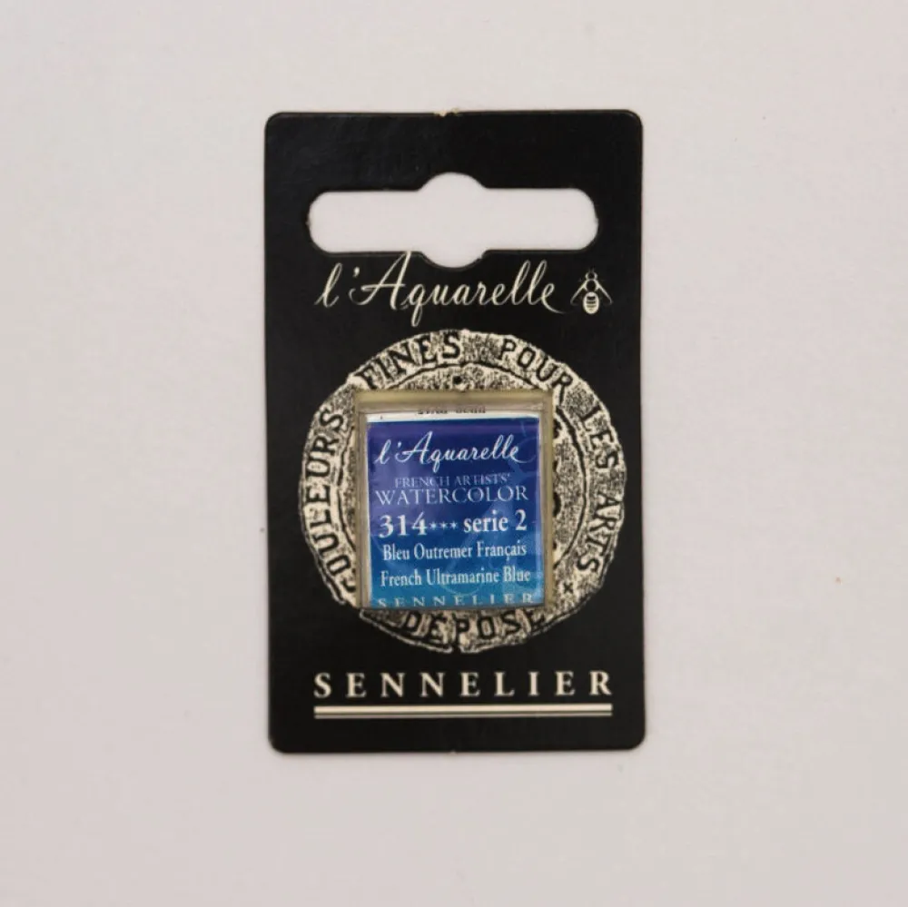 Sennelier Farba akwarelowa w półkostce l’Aquarelle - - 314 French Ultramarine Blue > Farby Akwarelowe