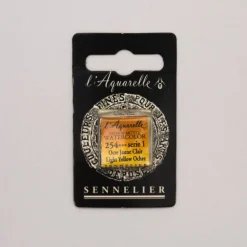 Sennelier Farba akwarelowa w półkostce l’Aquarelle - - 254 Light Yellow Ochre