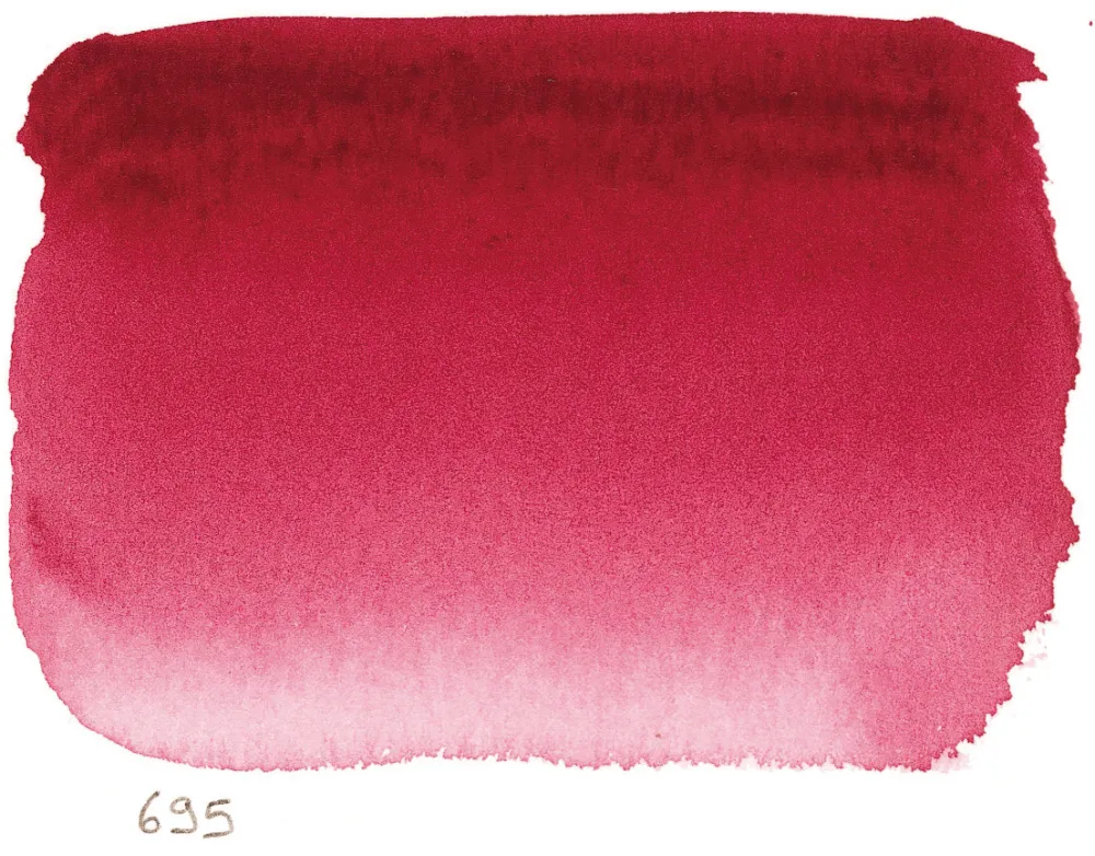 Sennelier Farba akwarelowa w półkostce l’Aquarelle - - 695 Alizarin Crimson Lake
