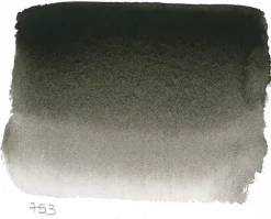 Sennelier Farba akwarelowa w półkostce l’Aquarelle - - 753 Lamp Black