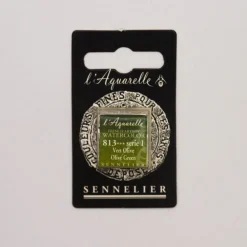 Sennelier Farba akwarelowa w półkostce l’Aquarelle - - 813, Olive Green