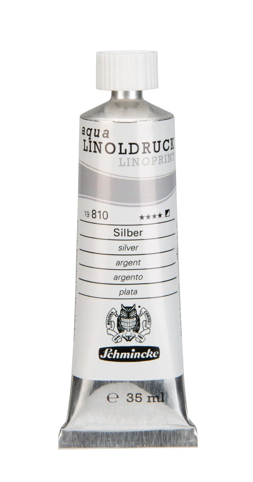 Schmincke Farba Aqua Linoprint - - 810, Silver, 35 ml