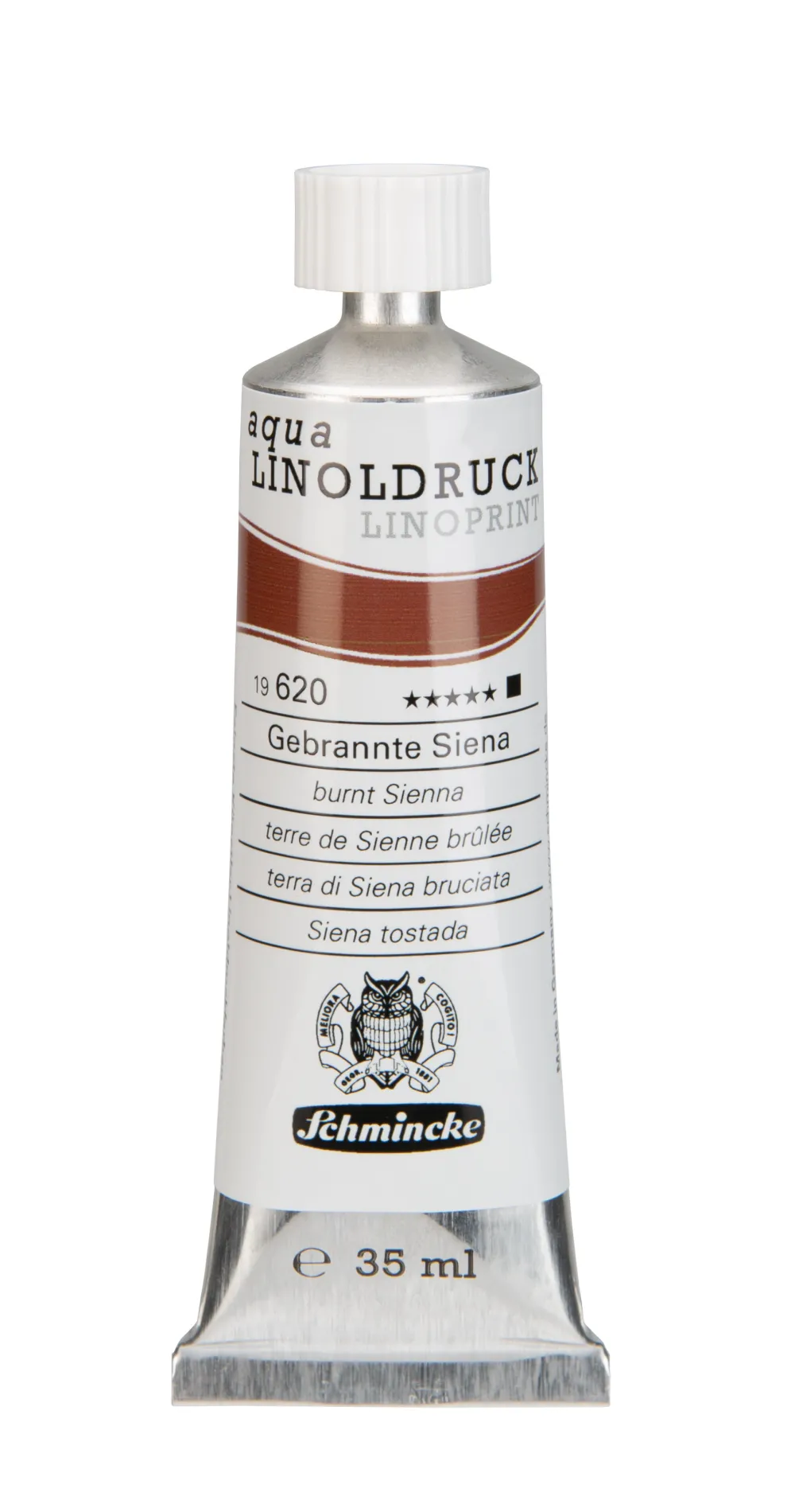 Schmincke Farba Aqua Linoprint - - 620, Burnt Sienna, 35 ml